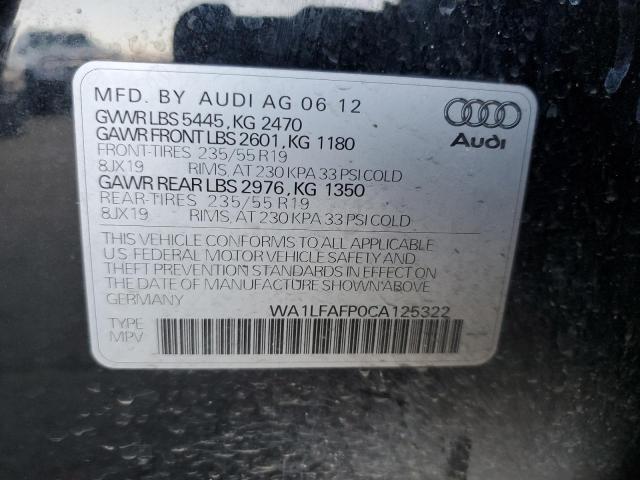 Photo 12 VIN: WA1LFAFP0CA125322 - AUDI Q5 PREMIUM 