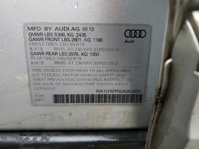 Photo 9 VIN: WA1LFAFP0DA052602 - AUDI Q5 