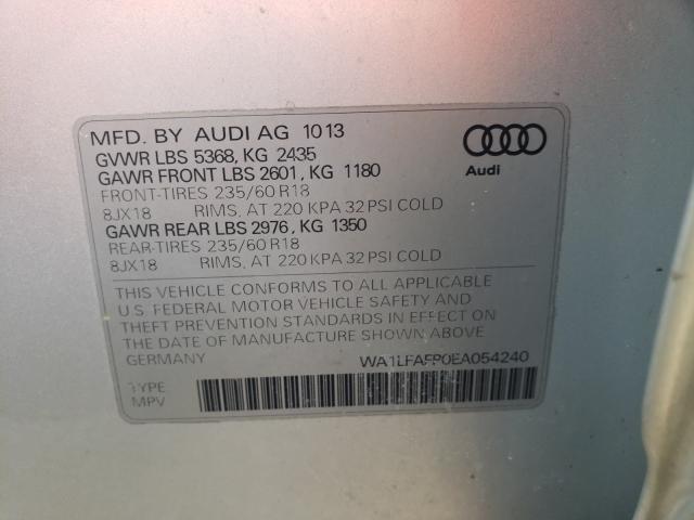 Photo 9 VIN: WA1LFAFP0EA054240 - AUDI Q5 PREMIUM 