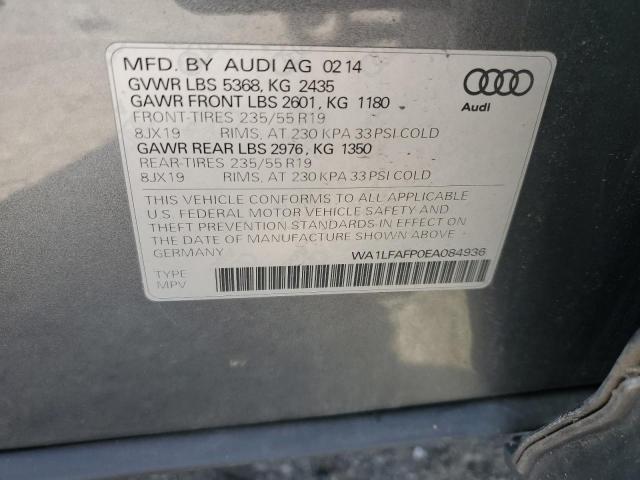 Photo 13 VIN: WA1LFAFP0EA084936 - AUDI Q5 PREMIUM 