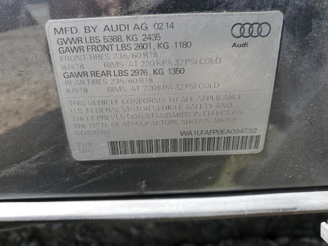 Photo 13 VIN: WA1LFAFP0EA094592 - AUDI Q5 PREMIUM 