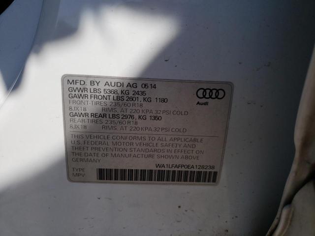 Photo 12 VIN: WA1LFAFP0EA128238 - AUDI Q5 