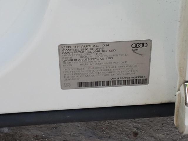 Photo 9 VIN: WA1LFAFP0FA053381 - AUDI Q5 PREMIUM 