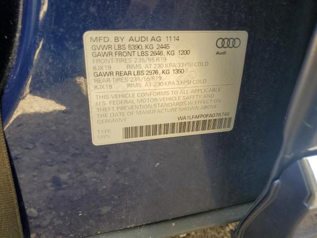 Photo 11 VIN: WA1LFAFP0FA078748 - AUDI Q5 