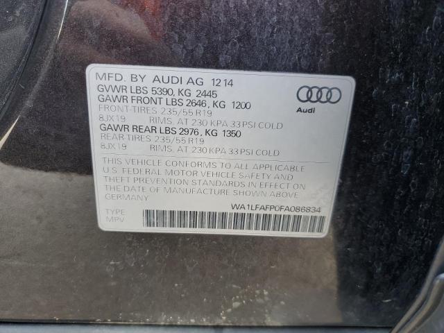 Photo 13 VIN: WA1LFAFP0FA086834 - AUDI Q5 PREMIUM 