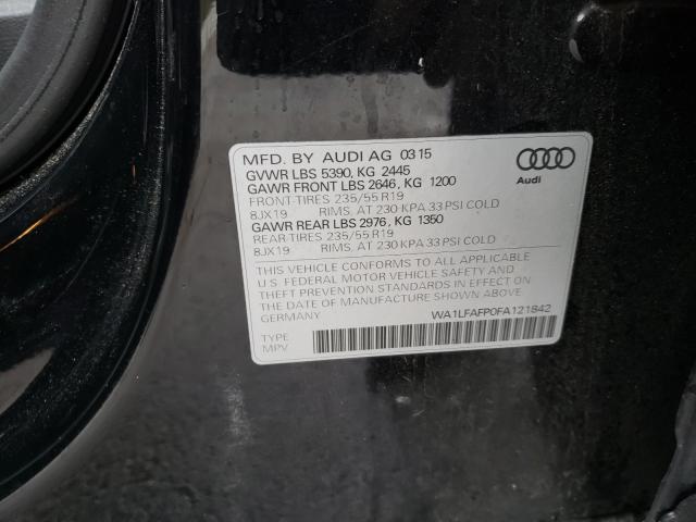 Photo 9 VIN: WA1LFAFP0FA121842 - AUDI Q5 PREMIUM 