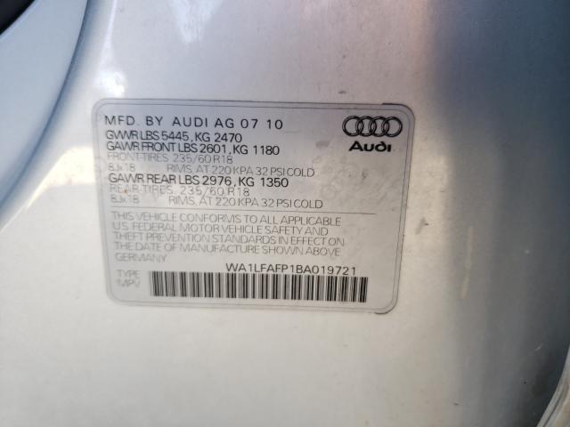 Photo 9 VIN: WA1LFAFP1BA019721 - AUDI Q5 PREMIUM 