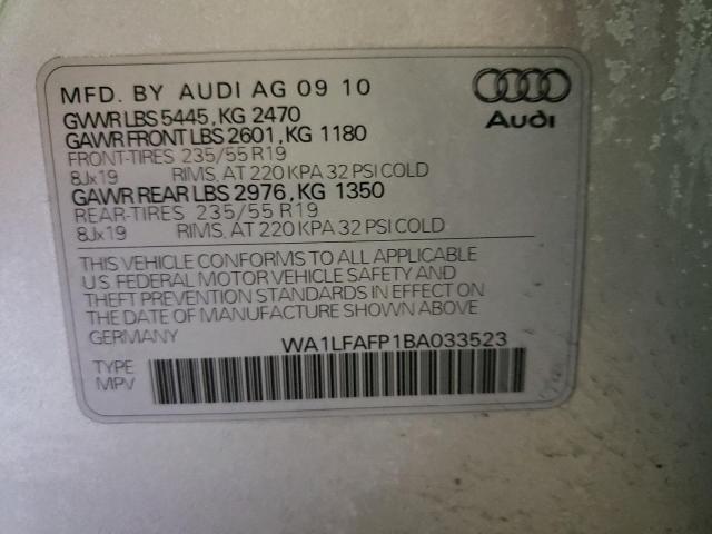 Photo 9 VIN: WA1LFAFP1BA033523 - AUDI Q5 PREMIUM 