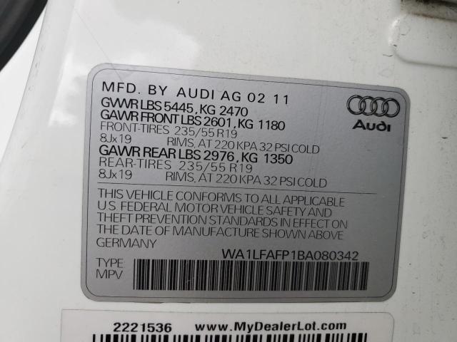 Photo 13 VIN: WA1LFAFP1BA080342 - AUDI Q5 PREMIUM 