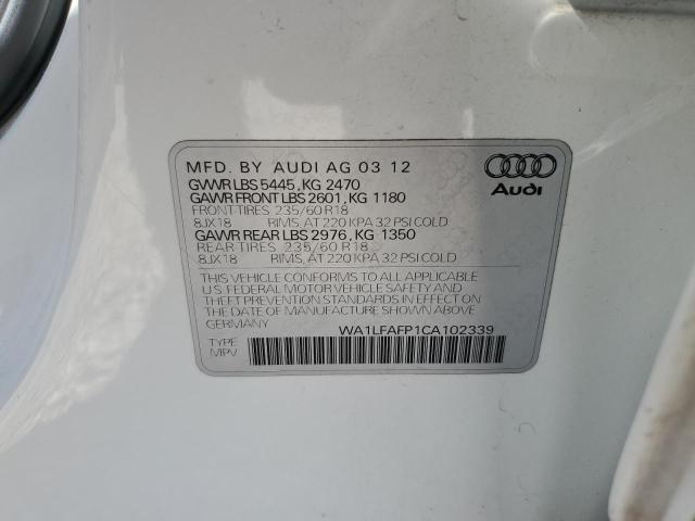 Photo 12 VIN: WA1LFAFP1CA102339 - AUDI Q5 PREMIUM 