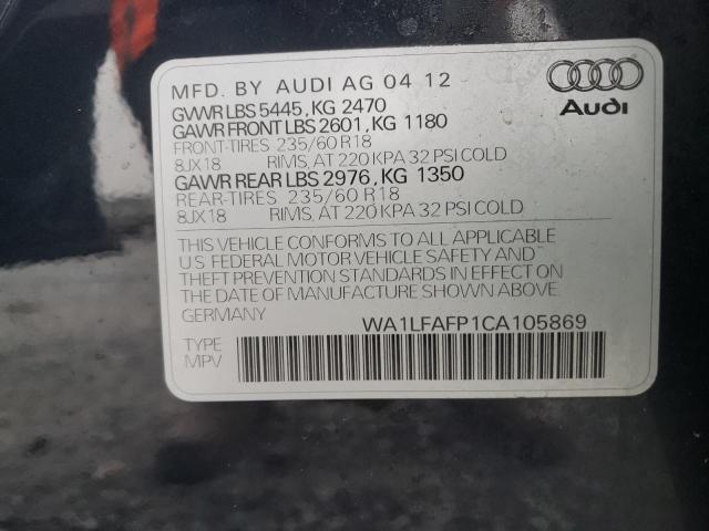 Photo 9 VIN: WA1LFAFP1CA105869 - AUDI Q5 PREMIUM 