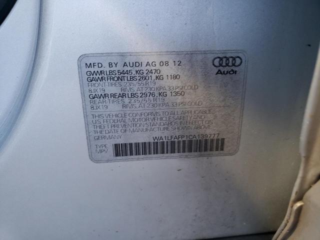 Photo 12 VIN: WA1LFAFP1CA139777 - AUDI Q5 