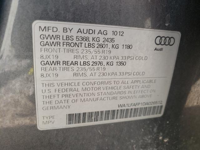 Photo 9 VIN: WA1LFAFP1DA026512 - AUDI Q5 PREMIUM 