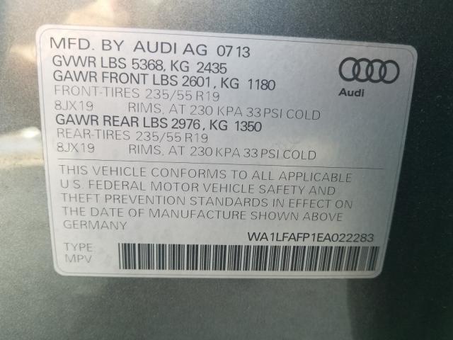 Photo 9 VIN: WA1LFAFP1EA022283 - AUDI Q5 PREMIUM 