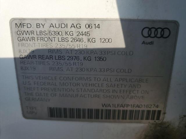 Photo 12 VIN: WA1LFAFP1FA016274 - AUDI Q5 PREMIUM 