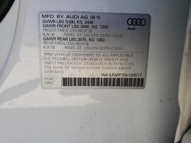 Photo 9 VIN: WA1LFAFP1FA130517 - AUDI Q5 PREMIUM 