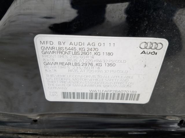 Photo 9 VIN: WA1LFAFP2BA070189 - AUDI Q5 