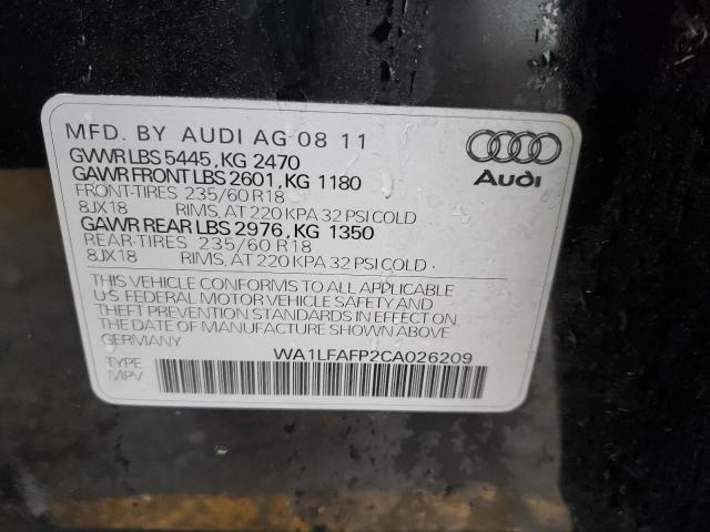 Photo 12 VIN: WA1LFAFP2CA026209 - AUDI Q5 PREMIUM 