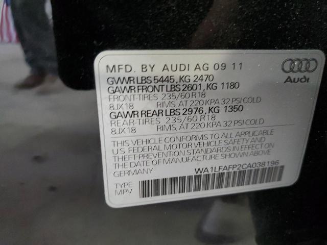 Photo 9 VIN: WA1LFAFP2CA038196 - AUDI Q5 PREMIUM 