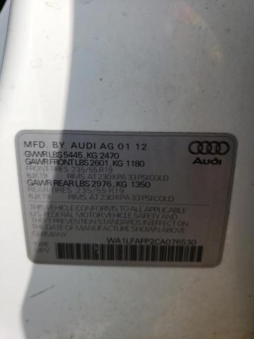 Photo 13 VIN: WA1LFAFP2CA076530 - AUDI Q5 PREMIUM 