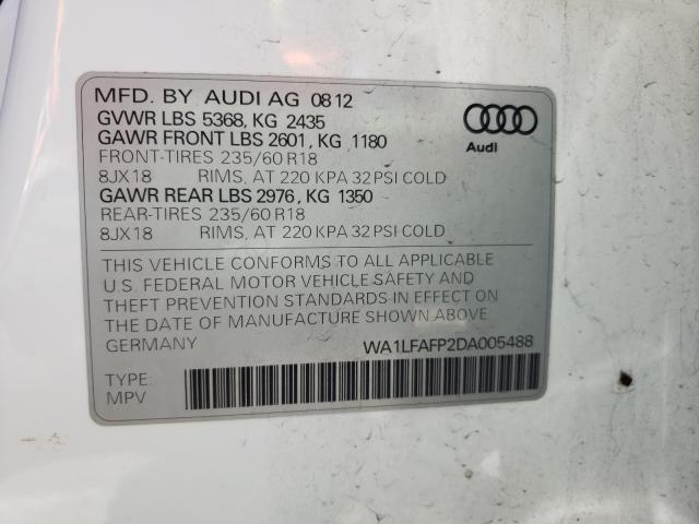 Photo 9 VIN: WA1LFAFP2DA005488 - AUDI Q5 