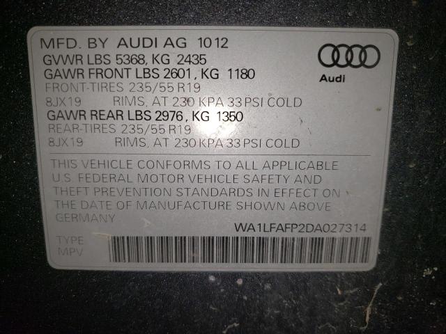 Photo 11 VIN: WA1LFAFP2DA027314 - AUDI Q5 