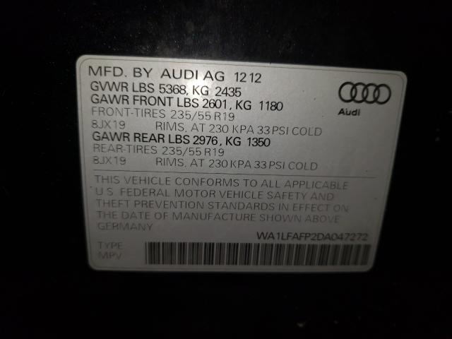 Photo 9 VIN: WA1LFAFP2DA047272 - AUDI Q5 PREMIUM 