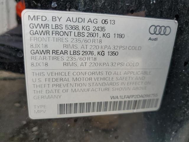 Photo 9 VIN: WA1LFAFP2DA098755 - AUDI Q5 PREMIUM 