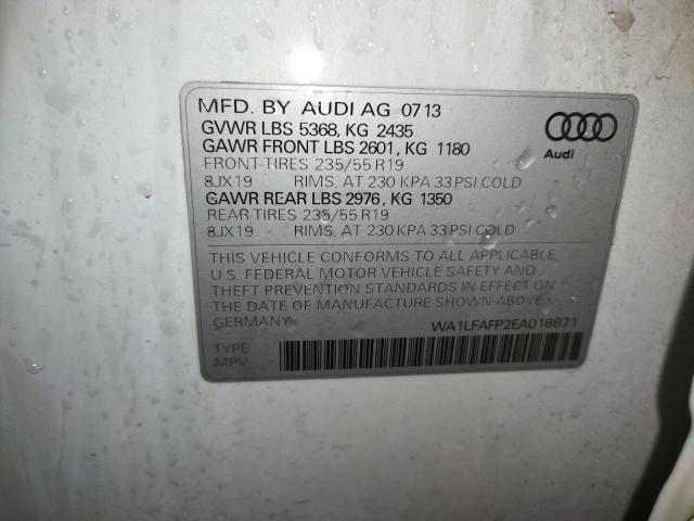 Photo 9 VIN: WA1LFAFP2EA016671 - AUDI Q5 