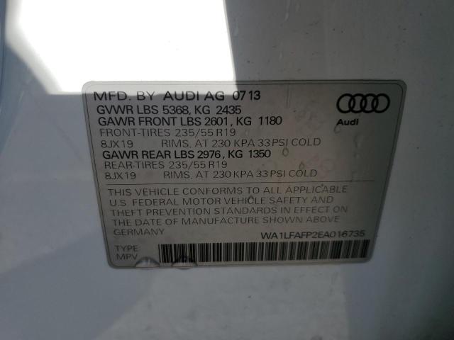 Photo 12 VIN: WA1LFAFP2EA016735 - AUDI Q5 PREMIUM 