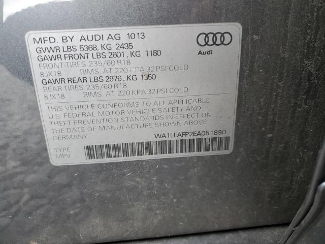 Photo 13 VIN: WA1LFAFP2EA051890 - AUDI Q5 PREMIUM 