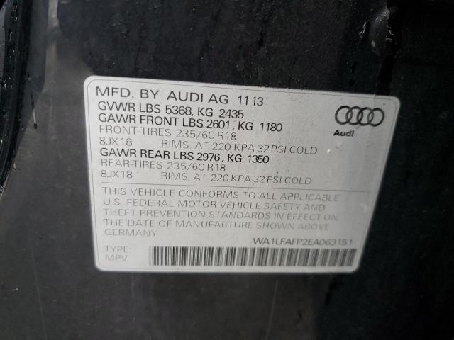 Photo 12 VIN: WA1LFAFP2EA063151 - AUDI Q5 