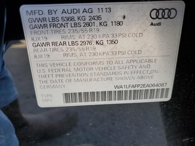 Photo 12 VIN: WA1LFAFP2EA064087 - AUDI Q5 PREMIUM 