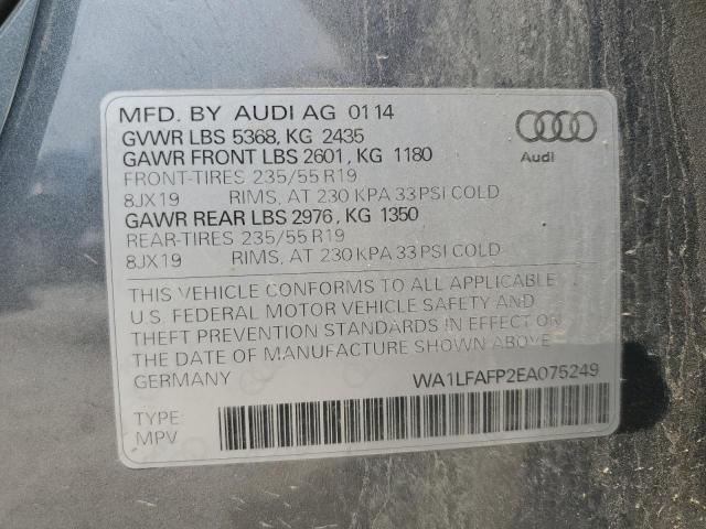 Photo 11 VIN: WA1LFAFP2EA075249 - AUDI Q5 