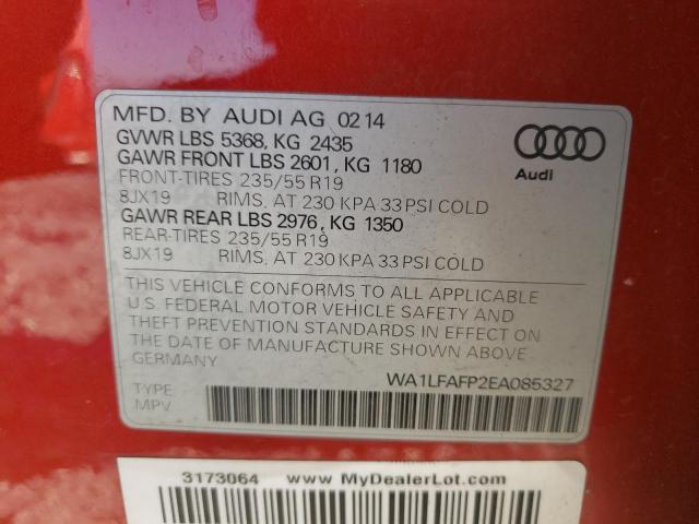 Photo 12 VIN: WA1LFAFP2EA085327 - AUDI Q5 