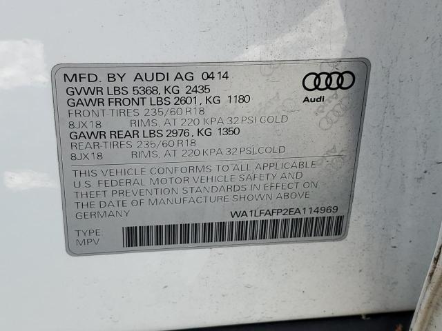 Photo 12 VIN: WA1LFAFP2EA114969 - AUDI Q5 