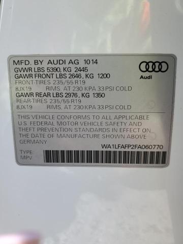 Photo 9 VIN: WA1LFAFP2FA060770 - AUDI Q5 