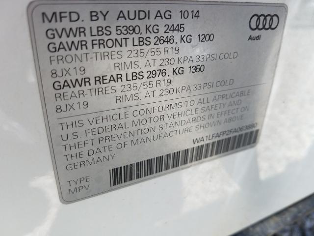 Photo 9 VIN: WA1LFAFP2FA063880 - AUDI Q5 