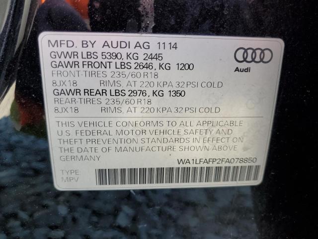 Photo 12 VIN: WA1LFAFP2FA078850 - AUDI Q5 