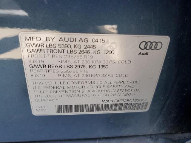 Photo 11 VIN: WA1LFAFP2FA133622 - AUDI Q5 