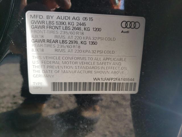 Photo 9 VIN: WA1LFAFP2FA145544 - AUDI Q5 PREMIUM 