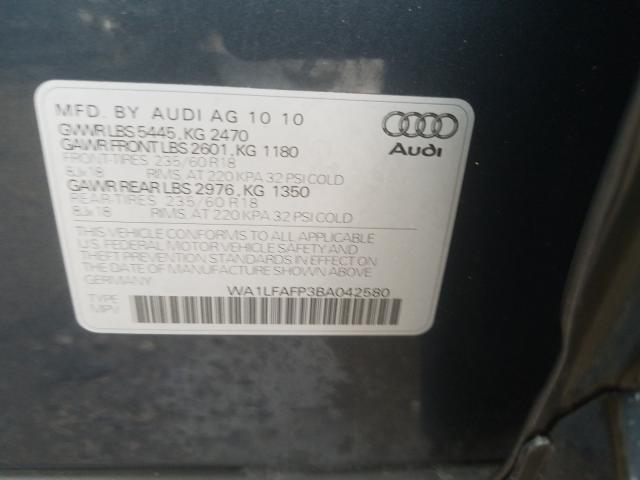 Photo 9 VIN: WA1LFAFP3BA042580 - AUDI Q5 PREMIUM 