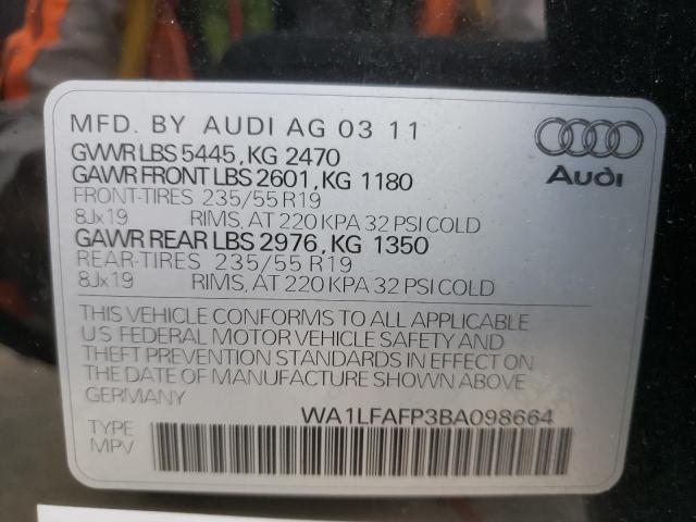 Photo 9 VIN: WA1LFAFP3BA098664 - AUDI Q5 PREMIUM 