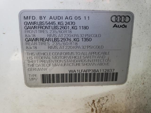 Photo 12 VIN: WA1LFAFP3BA112837 - AUDI Q5 