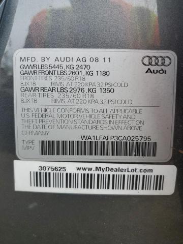 Photo 12 VIN: WA1LFAFP3CA025795 - AUDI Q5 PREMIUM 