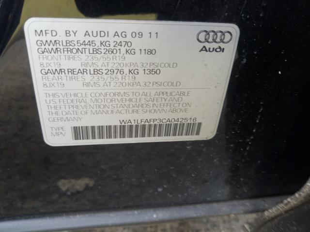 Photo 9 VIN: WA1LFAFP3CA042516 - AUDI Q5 