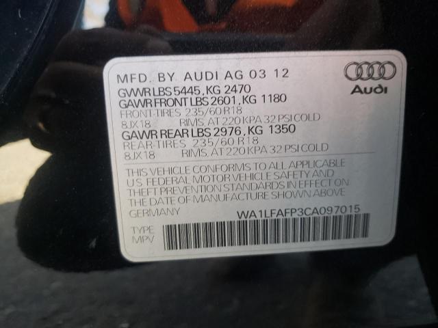 Photo 9 VIN: WA1LFAFP3CA097015 - AUDI Q5 PREMIUM 