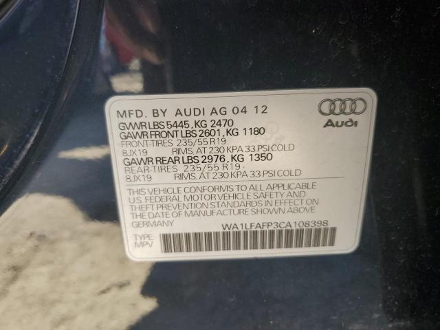 Photo 12 VIN: WA1LFAFP3CA108398 - AUDI Q5 