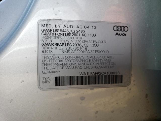 Photo 12 VIN: WA1LFAFP3CA108823 - AUDI Q5 