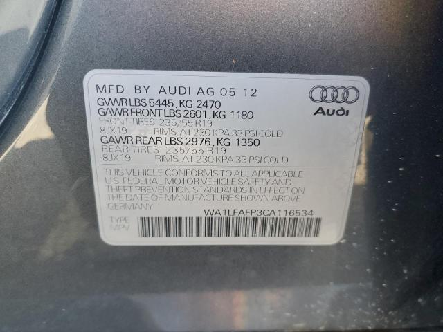 Photo 12 VIN: WA1LFAFP3CA116534 - AUDI Q5 